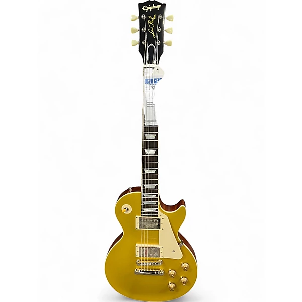 Used Epiphone INSPIRED BY GIBSON GOLDTOP REISSUE Gold Solid Body Electric Guitar