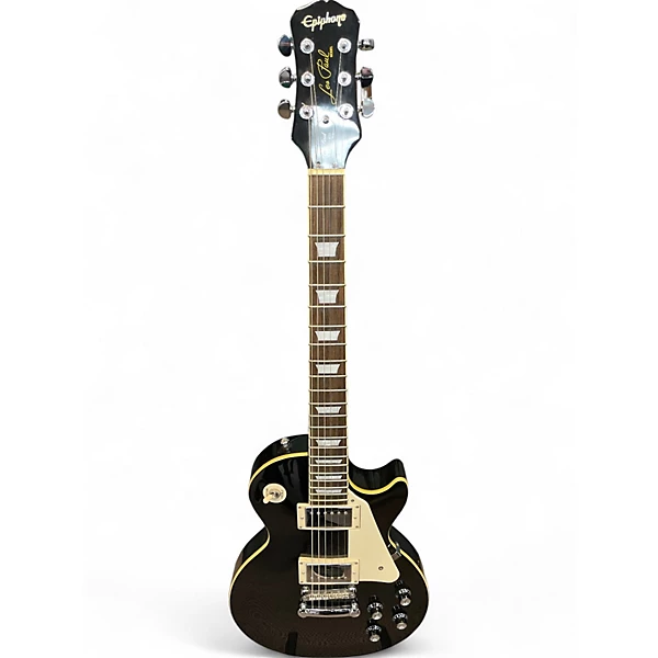 Used Epiphone Les Paul Standard Black Solid Body Electric Guitar