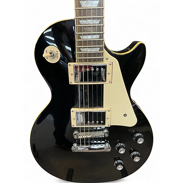 Used Epiphone Les Paul Standard Black Solid Body Electric Guitar 4 Used Epiphone Les Paul Standard Black Solid Body Electric Guitar