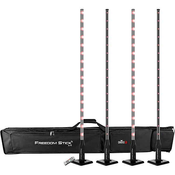 CHAUVET DJ Freedom Stick X4 Wireless Pixel Stick Pack 4 Pack