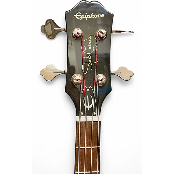 Used Epiphone Jack Casady Signature Red Electric Bass Guitar 6 Used Epiphone Jack Casady Signature Red Electric Bass Guitar
