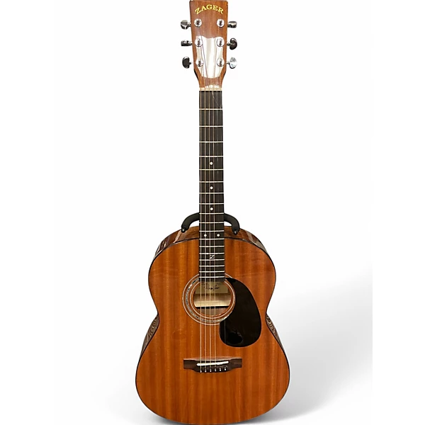 Used Zager Parlor E/N Natural Acoustic Electric Guitar