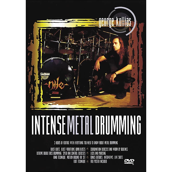 Music Sales Intense Metal Drumming - George Kollias Instructional Drum DVD
