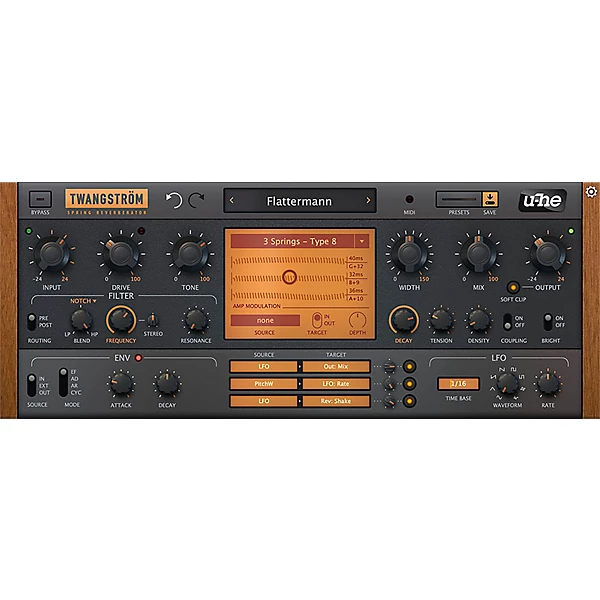 U-He Twangstrom Spring Reverberator Plug-in Software Download