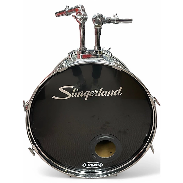 Used Slingerland 4 Piece 4 Piece Chrome Drum Kit