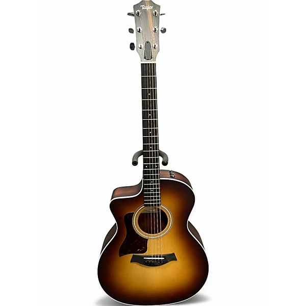 Used Taylor 214ce-K SBBrown Sunburst Acoustic Electric Guitar