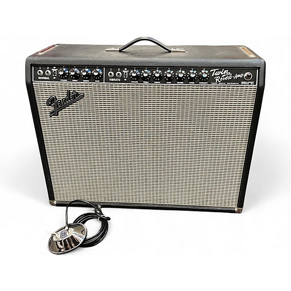 Used Fender 1965 Reissue Twin Reverb 85W 2x12 Tube Guitar Combo Amp