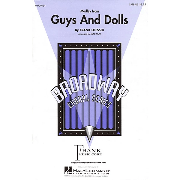 Hal Leonard Guys and Dolls (Medley) SATB arranged by Mac Huff