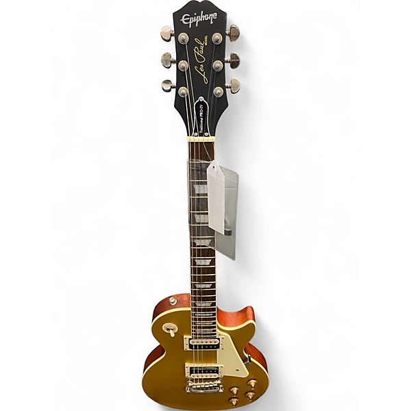Used Epiphone Les Paul Traditional Pro IV Gold Solid Body Electric Guitar