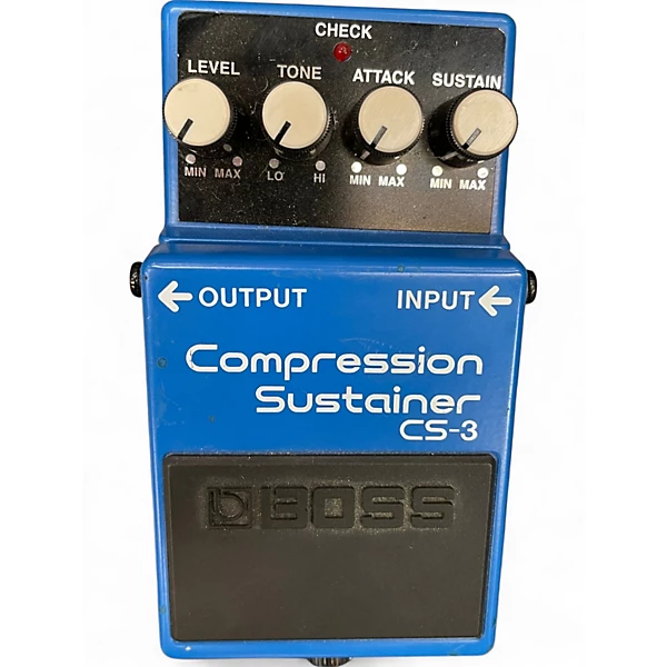 Used BOSS CS3 Compressor Sustainer Effect Pedal