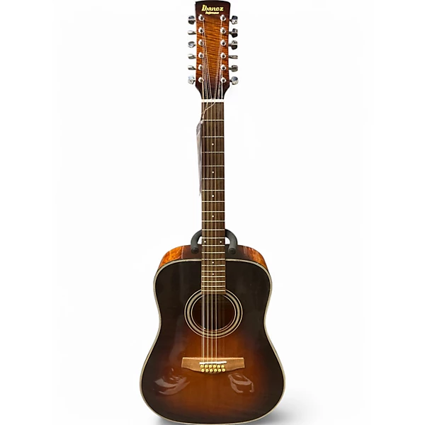 Used Ibanez PF20TV12 2 Color Sunburst 12 String Acoustic Electric Guitar