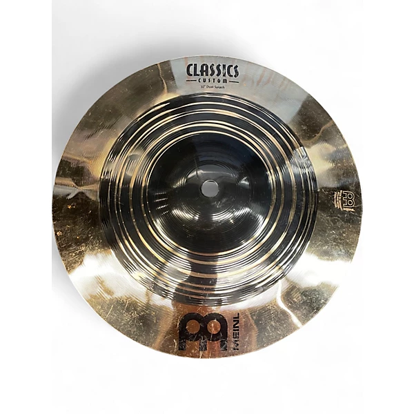 Used MEINL 10in Classic Custom duel splash Cymbal