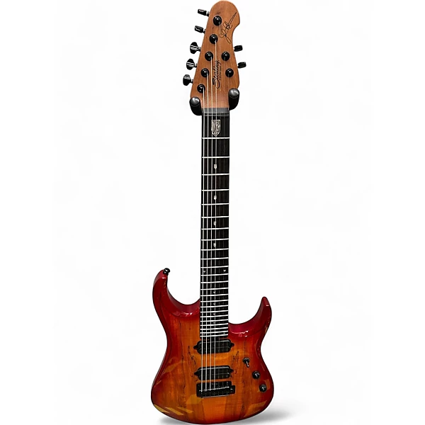 Used Sterling By Music Man John Petrucci JP157D SM BLOOD ORAGE BURST Solid Body Electric Guitar