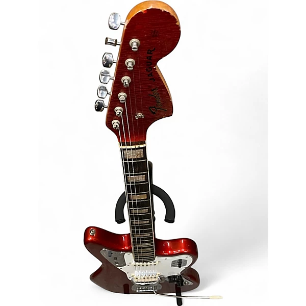 Vintage 1968 Fender Jaguar Candy Apple Red Solid Body Electric Guitar 8 Vintage 1968 Fender Jaguar Candy Apple Red Solid Body Electric Guitar
