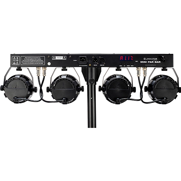 Eliminator Lighting Mini Par Bar Portable LED Lighting System 6 Eliminator Lighting Mini Par Bar Portable LED Lighting System