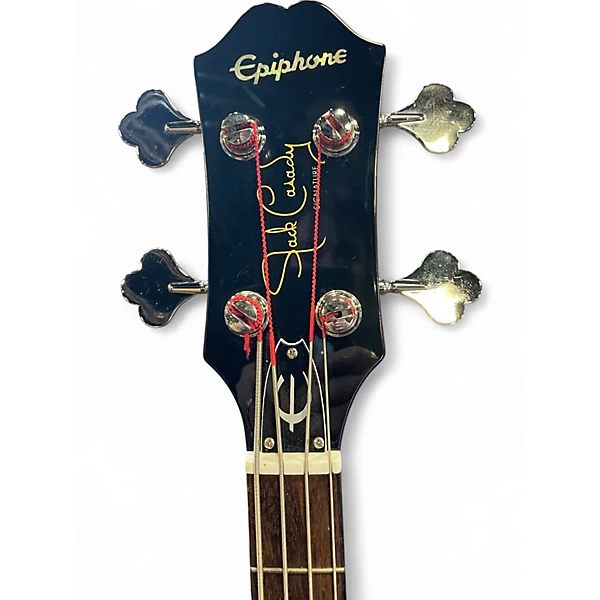 Used Epiphone Jack Casady Signature Wine Red Electric Bass Guitar 6 Used Epiphone Jack Casady Signature Wine Red Electric Bass Guitar