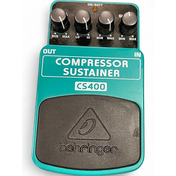 Used Behringer CS400 Compressor Sustainer Effect Pedal