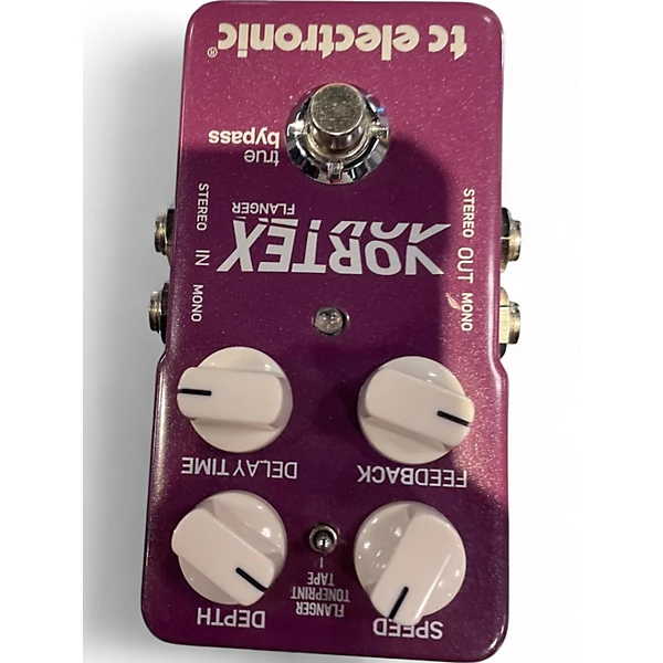 Used TC Electronic Vortex Flanger Effect Pedal