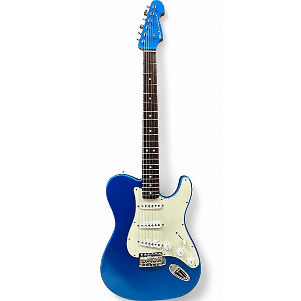 Used Mcloughlin Custom Guitars AB-TS Hybrid Lake Placid Blue Solid Body Electric Guitar