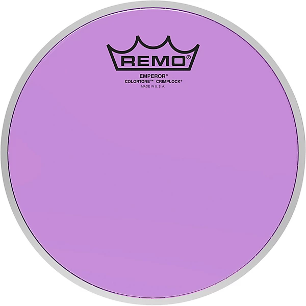 Remo Emperor Colortone Crimplock Purple Tenor Drum Head 8 in.