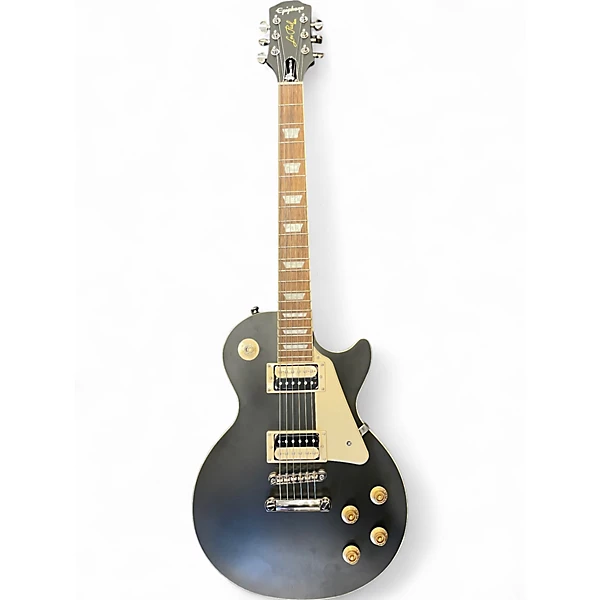 Used Epiphone Les Paul Traditional Pro IV Black Solid Body Electric Guitar
