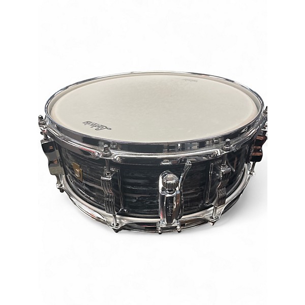 Used Ludwig 14X5.5 Classic Jazz Festival Snare Silver Oyster Pearl Drum 4 Used Ludwig 14X5.5 Classic Jazz Festival Snare Silver Oyster Pearl Drum
