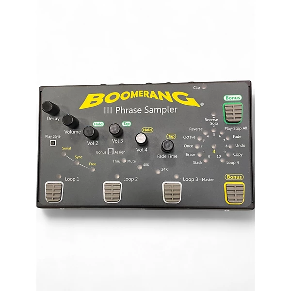 Used Boomerang III Phrase Sampler Pedal