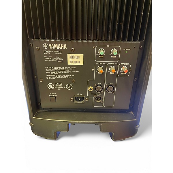 Used Yamaha MS400 Powered Speaker 6 Used Yamaha MS400 Powered Speaker
