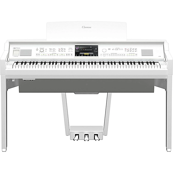 Yamaha Clavinova CVP-809 Console Digital Piano With Bench Polished White