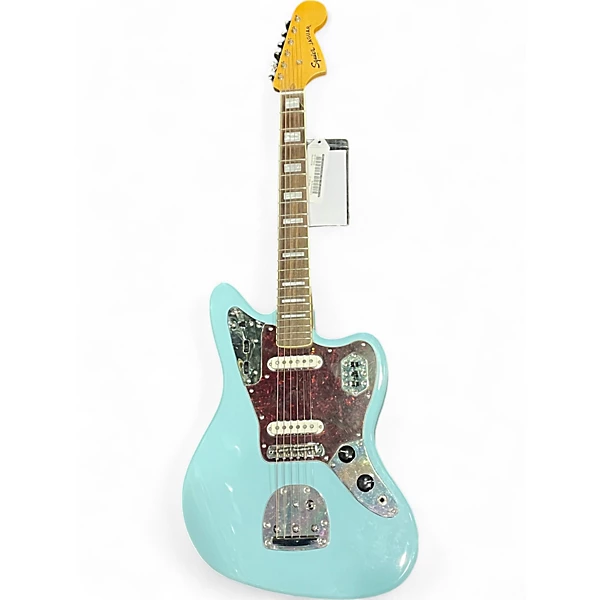Used Squier CLASSIC VIBE 70S JAGUAR Daphne Blue Solid Body Electric Guitar