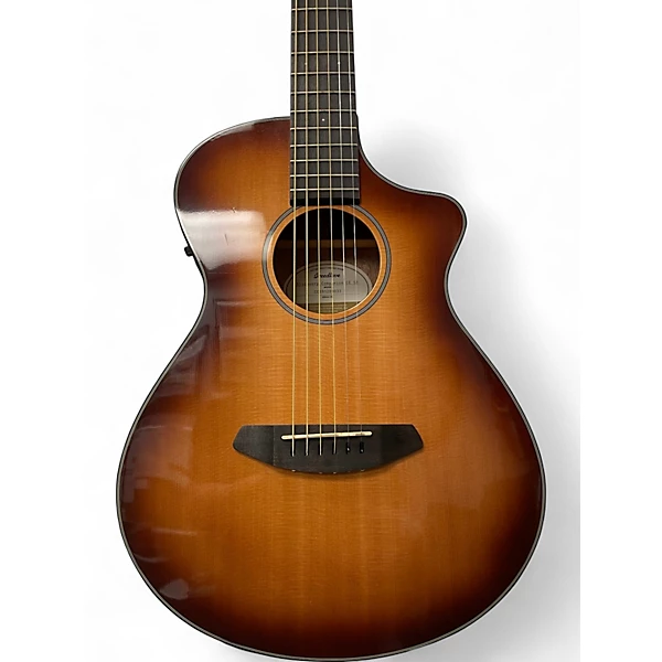 Used Breedlove Discovery Companion Sunburst Acoustic Electric Guitar