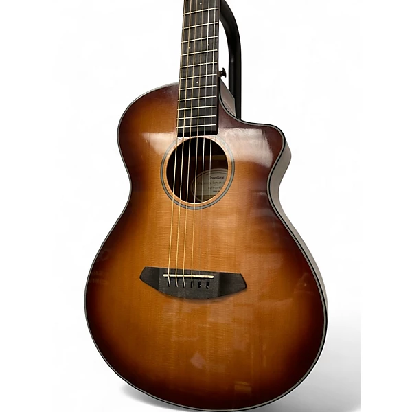 Used Breedlove Discovery Companion Sunburst Acoustic Electric Guitar 6 Used Breedlove Discovery Companion Sunburst Acoustic Electric Guitar
