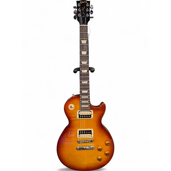 Used 2015 Gibson Les Paul Studio Deluxe III Honey Burst Solid Body Electric Guitar