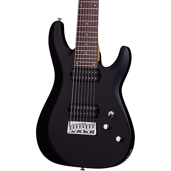 Schecter Guitar Research C-8 Deluxe 8-String Electric Guitar Satin Black