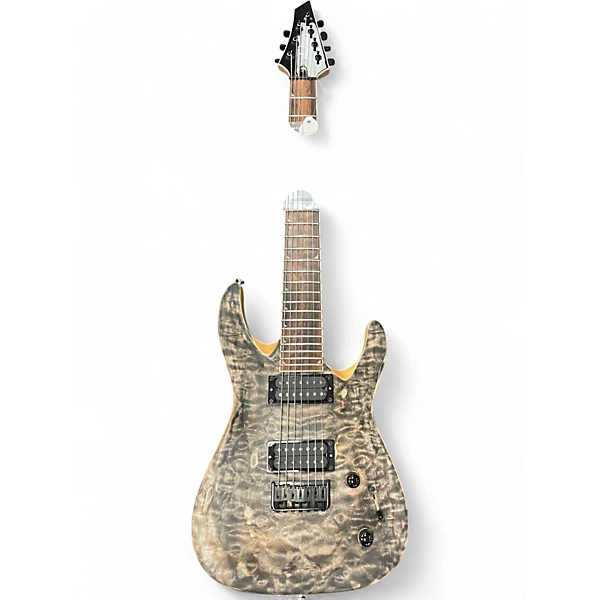 Used Jackson JS32-7Q DinkyTrans Black Solid Body Electric Guitar 6 Used Jackson JS32-7Q DinkyTrans Black Solid Body Electric Guitar