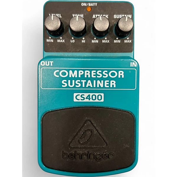 Used Behringer CS400 Compressor Sustainer Effect Pedal