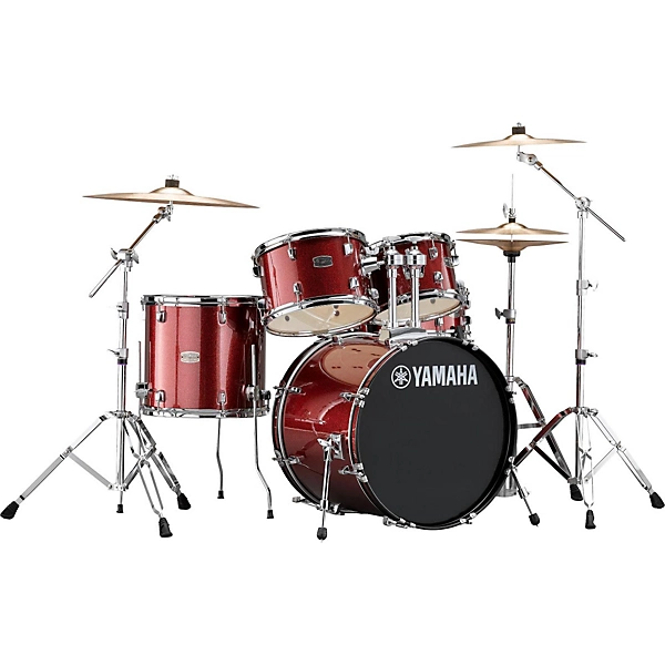 Yamaha Rydeen 5-Piece Shell Pack With 20 Bass Drum Burgundy Glitter