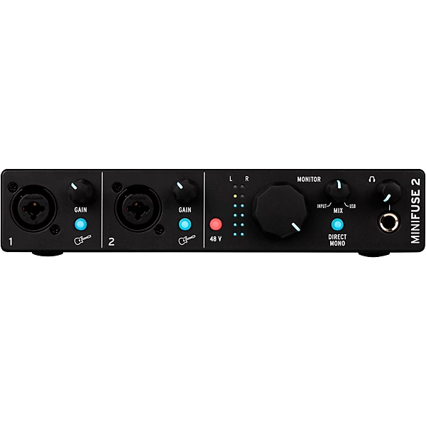 Arturia MiniFuse 2 USB Audio Interface, Black