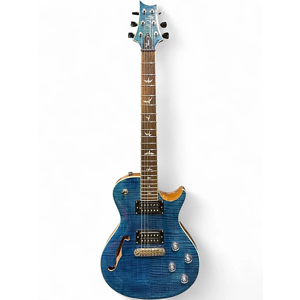 Used PRS Zach Myers Signature SE Trans Blue Solid Body Electric Guitar