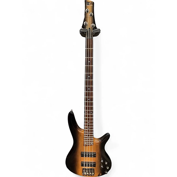 Used Ibanez SR370 Surreal Black Electric Bass Guitar