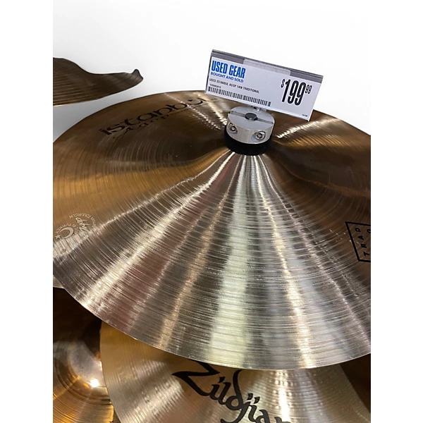 Used Istanbul Agop 14in Traditional Thin Crash Cymbal 4 Used Istanbul Agop 14in Traditional Thin Crash Cymbal