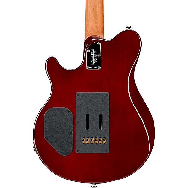 Ernie Ball Music Man Axis Super Sport Flame Top Electric Guitar Roasted Amber 4 Ernie Ball Music Man Axis Super Sport Flame Top Electric Guitar Roasted Amber