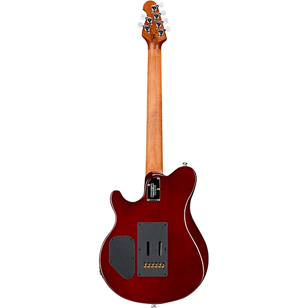 Ernie Ball Music Man Axis Super Sport Flame Top Electric Guitar Roasted Amber 8 Ernie Ball Music Man Axis Super Sport Flame Top Electric Guitar Roasted Amber