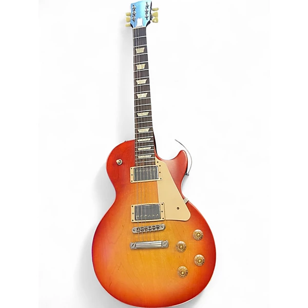 Used 2019 Gibson 1960S Tribute Les Paul Studio Satin Cherry Burst Solid Body Electric Guitar