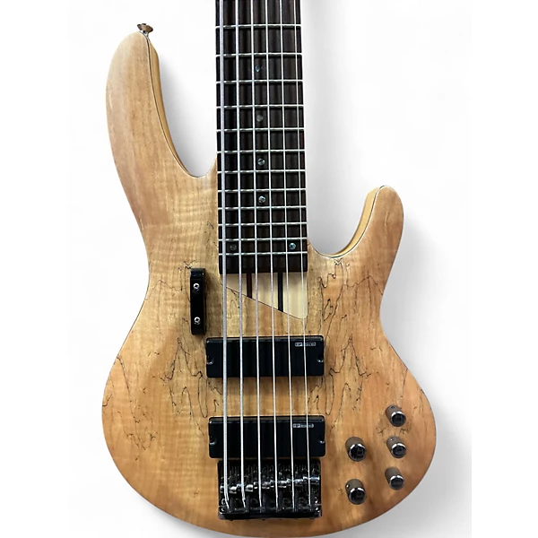 Used ESP LTD B206SM 6 String Spalted Maple Electric Bass Guitar 4 Used ESP LTD B206SM 6 String Spalted Maple Electric Bass Guitar