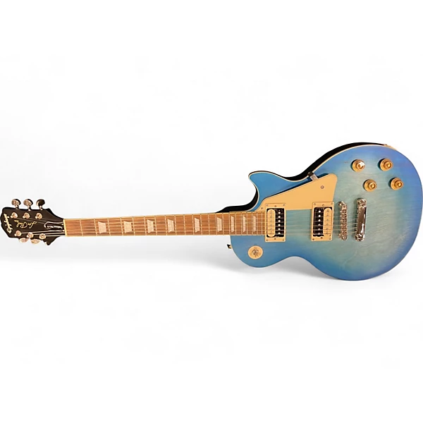 Used Epiphone LES PAUL CUSTOM TRAD PRO IV Blue Solid Body Electric Guitar