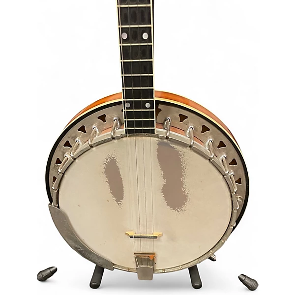 Vintage 1960s Vega Wonder Tenor Natural Banjo 4 Vintage 1960s Vega Wonder Tenor Natural Banjo