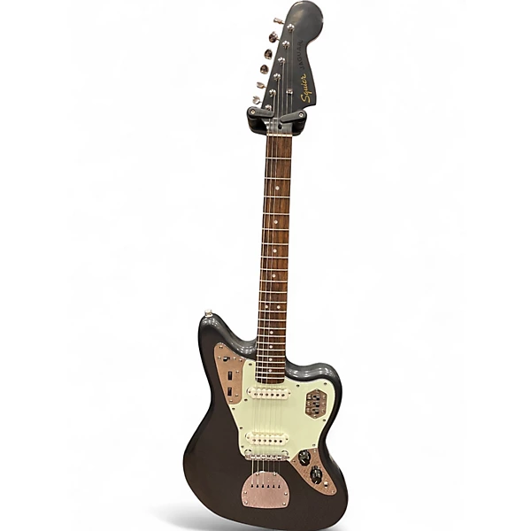 Used Squier Jaguar Classic Vibes Gunmetal Grey Solid Body Electric Guitar