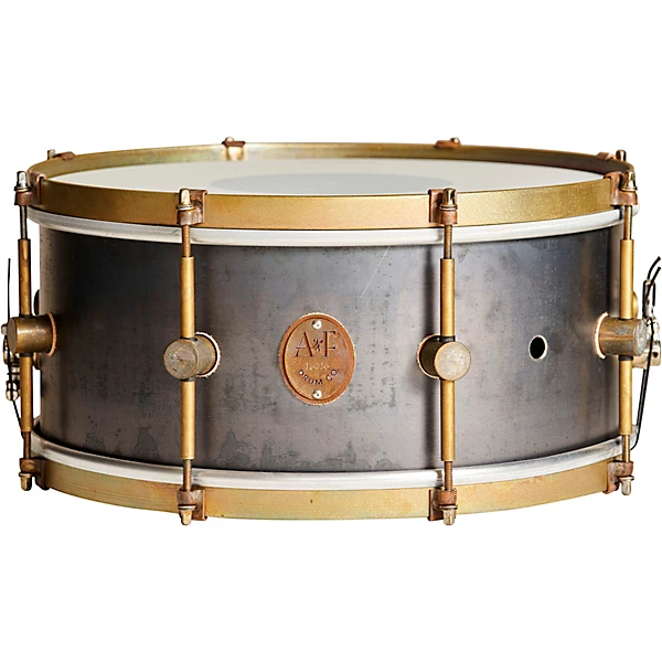 A&F DrumCo Raw Steel Snare 14 x 6.5 in.
