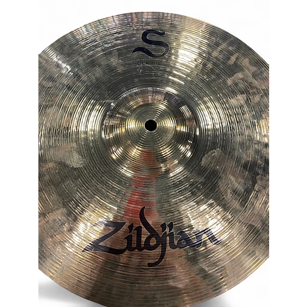 Used Zildjian 14in S Family ROCK Hi-Hats Pair Cymbal 6 Used Zildjian 14in S Family ROCK Hi-Hats Pair Cymbal